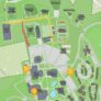 Bryant Campus Map walking path
