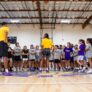 JR Sparks Nike Camp 24 coach huddle